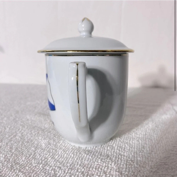 Vintage Canadian Collection Nova Scotia Porcelain Lidded Mug Souvenir Mug - Picture 2 of 16